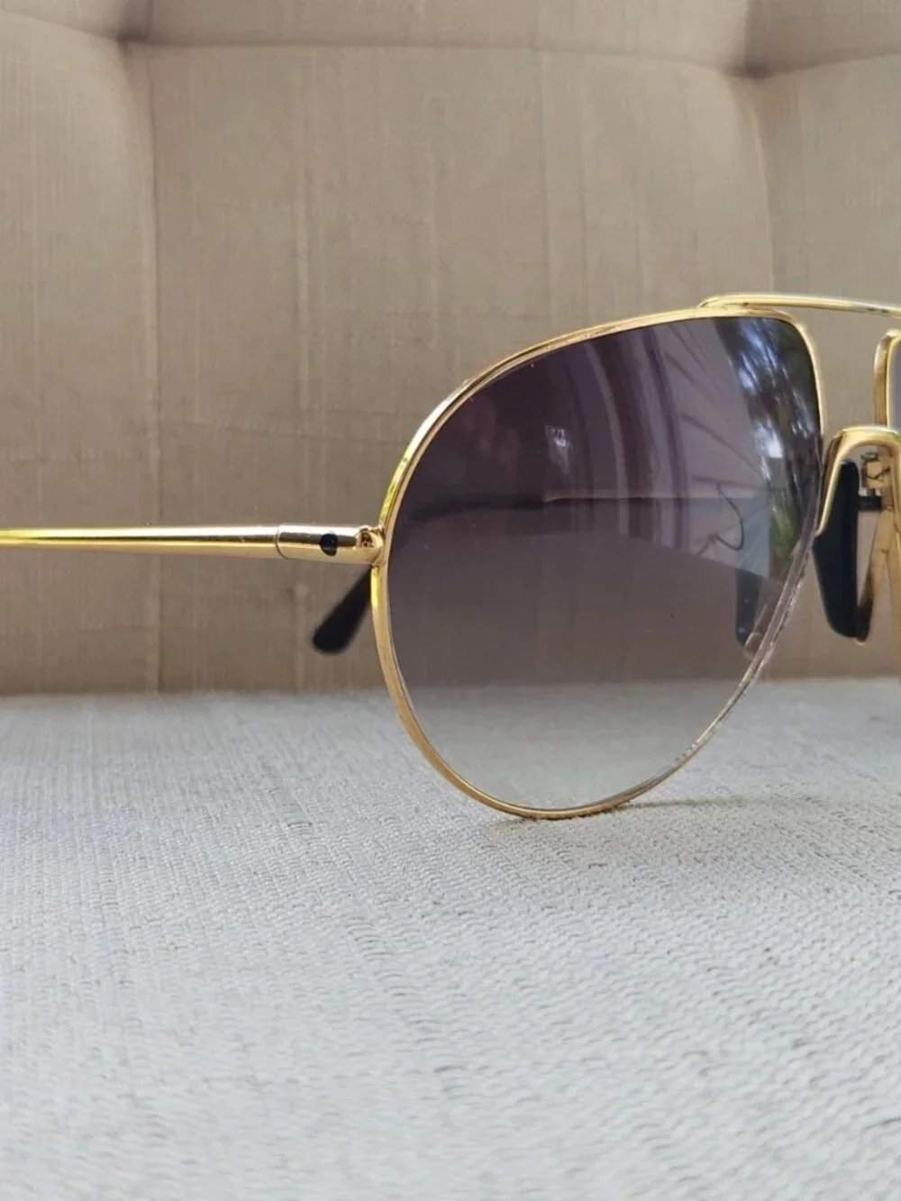 Vintage Carrera X Movado Men Sunglasses Eyewear Gold Tone Metal Germany Rare